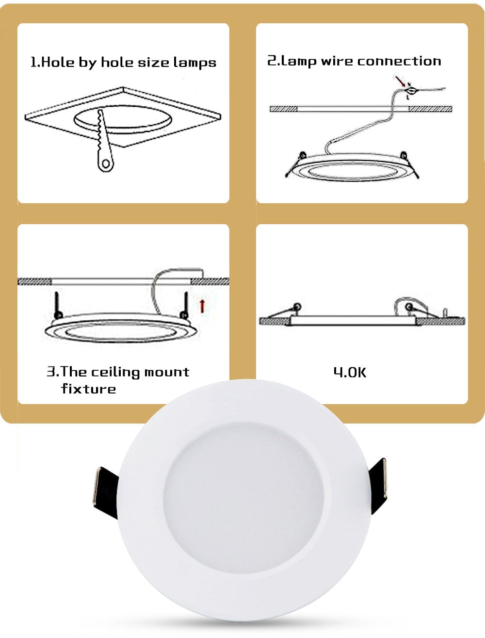 Dimmable Waterproof 12W LED Downlight 12W IC integrated Driverless led Ceiling down lights Warm/cold white for bathroom