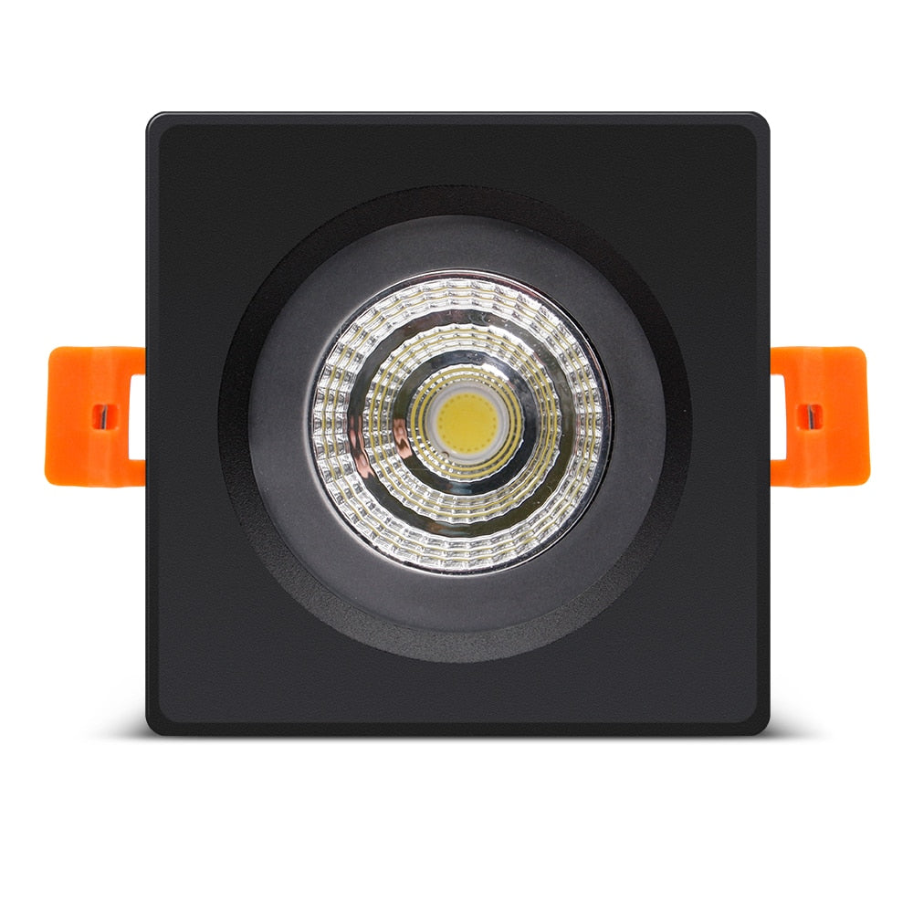 IP65 Waterproof Fire-proof LED Downlight 5W 7W 12W 15W Square Recessed Down light Outdoor Leds Ceiling Lamp For Bathroom Bulb