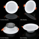 LED Downlight 220V Embedded Background Wall Home 8 PCS Anti-glare Anti-fog 4 6 Inch Ceiling Spots Indoor Lighting 5W 7W 12W 18W