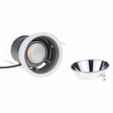 Dimmable 0-10V 12W LED COB Ceiling Lamp AC85-265V Aluminum Recessed Downlights Round Led Spot Light