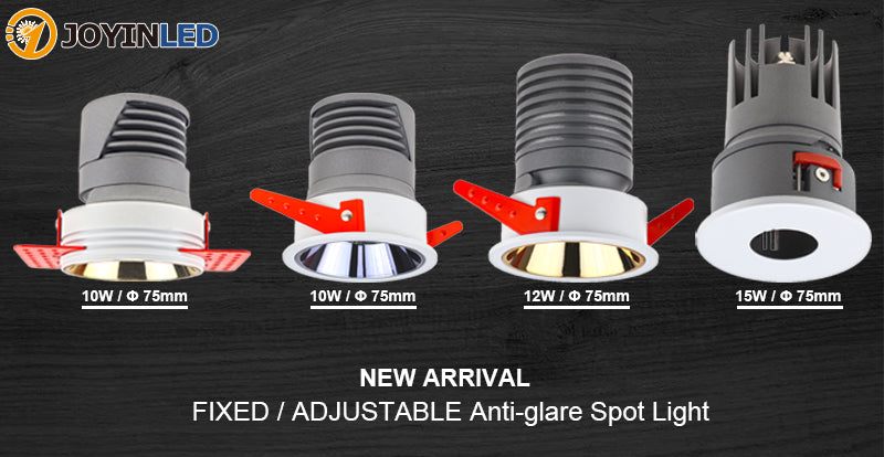 Dimmable 0-10V 12W LED COB Ceiling Lamp AC85-265V Aluminum Recessed Downlights Round Led Spot Light