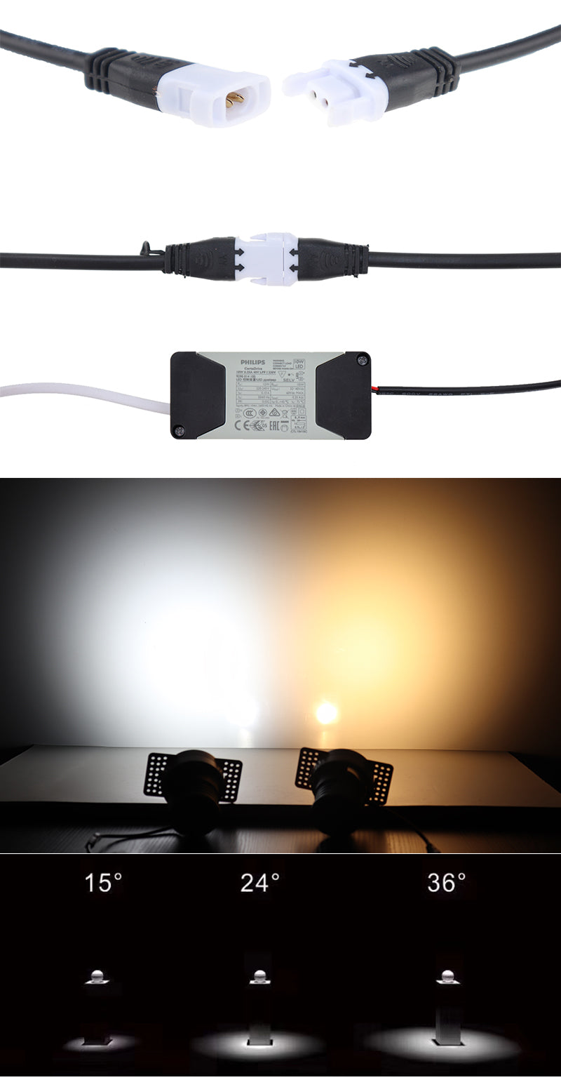 Dimmable 0-10V 12W LED COB Ceiling Lamp AC85-265V Aluminum Recessed Downlights Round Led Spot Light