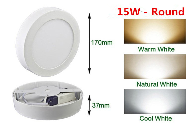 LED Light Surface Mouted Ceiling Downlight Panel LED Light with driver 25W 85-265V High Lumens LED Down Light