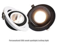 Dimmable recessed LED Downlights Angle Adjustable COB Ceiling Lamp Spot Lights 7w 9w 12w 15w 18w Rotating LED downlight AC85-265V