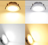 NEW 5W 9W 12W 10pcs Dimmable Led downlight light Ceiling Spot Light 85-265V ceiling recessed Lights Indoor Lighting + LED driver