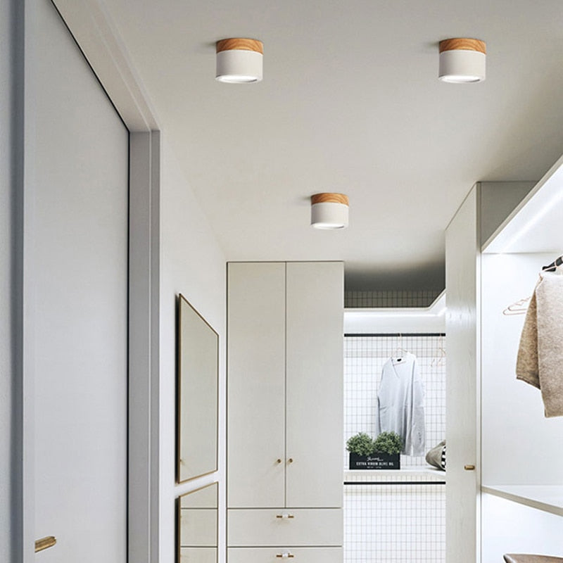 Surface mounted downlight led ceiling light Nordic style living room home corridor aisle light cloakroom lighting fixtures