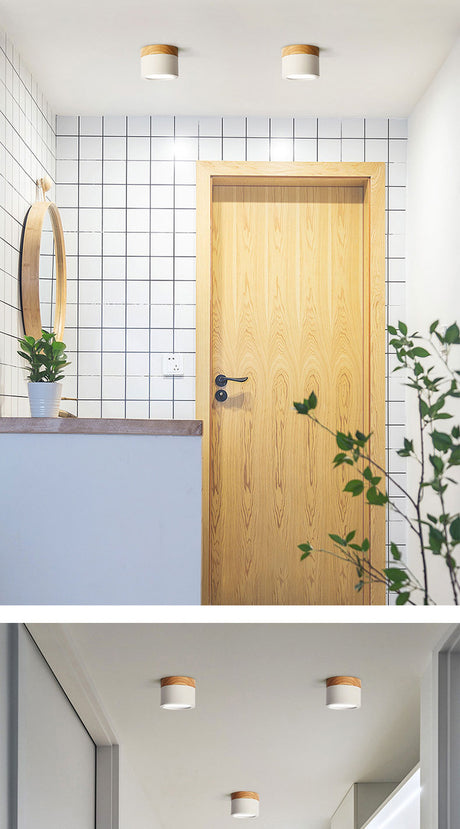 Surface mounted downlight led ceiling light Nordic style living room home corridor aisle light cloakroom lighting fixtures