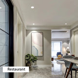 Modern Square/Round Surface Mounted Downlight Replaceable GU10 G5.3 MR16 Spotlight Lamp Holder For Indoor Kitchen illumination