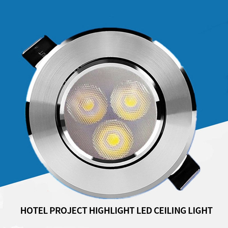 LED downlight Recessed SOPT Hot Sale 3W 6W 12W 15W 18W 24W AC220V LED Ceiling Downlight Dimmable led Downlight LED Spot Light