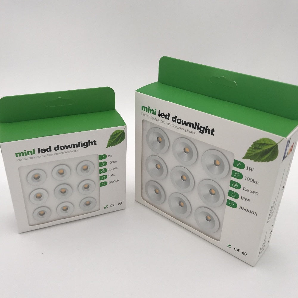 9pcs waterproof mini led light 1w outside decking lights 15mm led downlight party decoration 3-3.4V/300mA 12v 30D/120D degree