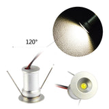 9pcs waterproof mini led light 1w outside decking lights 15mm led downlight party decoration 3-3.4V/300mA 12v 30D/120D degree