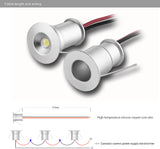 9pcs waterproof mini led light 1w outside decking lights 15mm led downlight party decoration 3-3.4V/300mA 12v 30D/120D degree