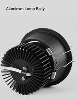 LED Downlight 10W Round Recess Lamp Home Indoor led Spot Lighting for Living Room Bedroom Lights Foyer 110V 220V Aluminum Embed