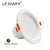 LEDIARY Intelligent Radar Sensor Spot LED Downlights 6W 12W 110-240V 75mm 135mm Cut Hole SMD Round Recessed Ceiling Fixtures