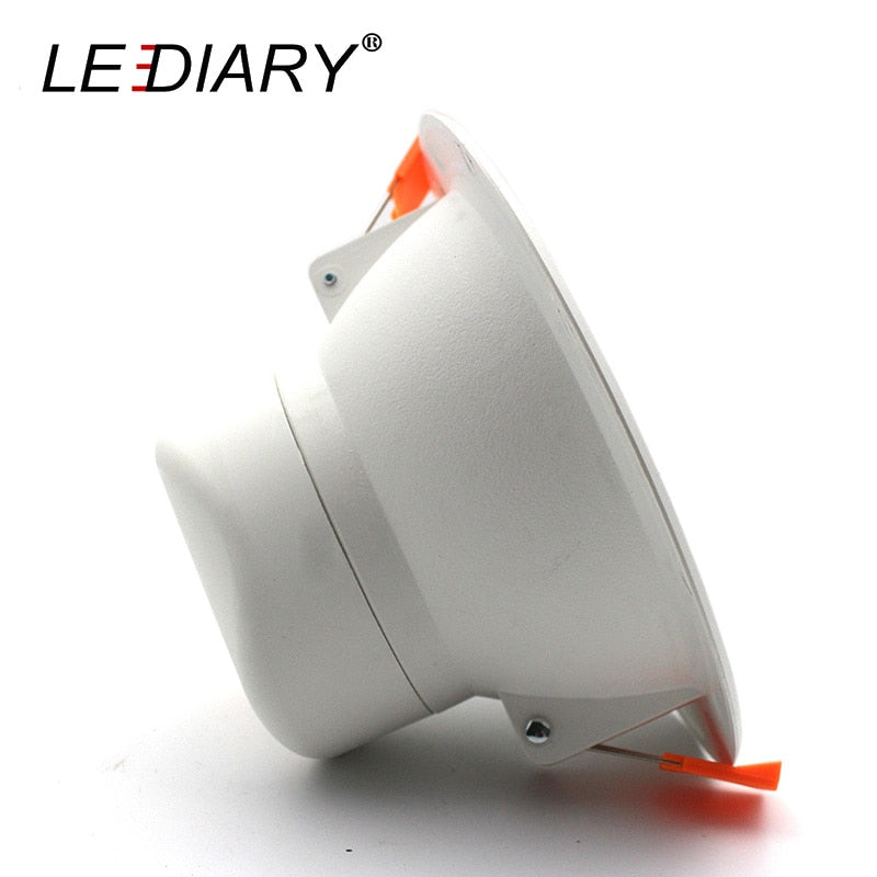 LEDIARY Intelligent Radar Sensor Spot LED Downlights 6W 12W 110-240V 75mm 135mm Cut Hole SMD Round Recessed Ceiling Fixtures