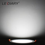 LEDIARY Intelligent Radar Sensor Spot LED Downlights 6W 12W 110-240V 75mm 135mm Cut Hole SMD Round Recessed Ceiling Fixtures