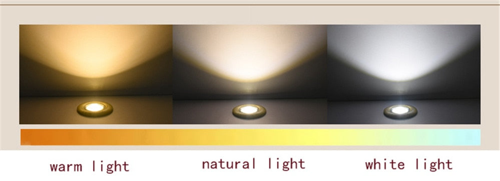 Nordic Wood Color Downlight 3W 5W 7W 110V 220V Adjustable Angle Led Spotlight Living Room Dining Room Recessed Lamp Hole 6-9Cm