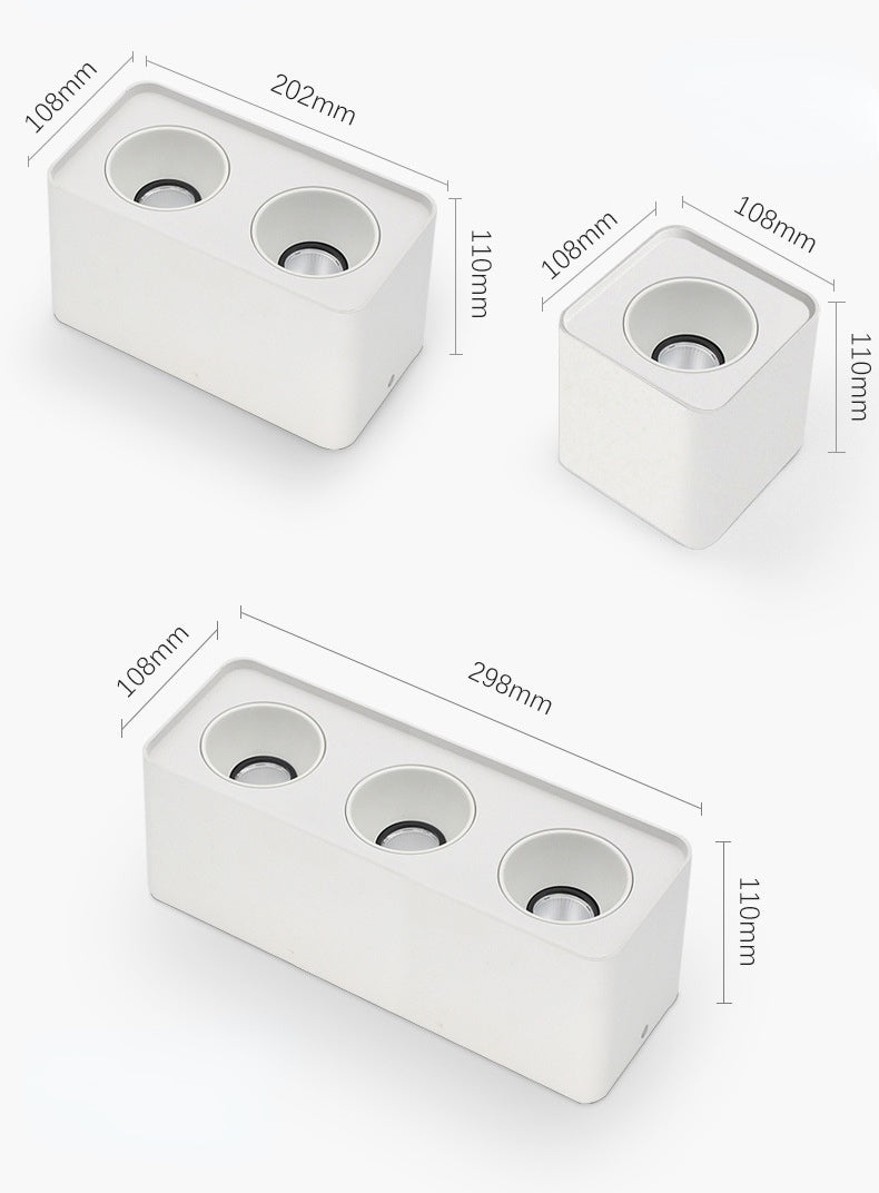 Surface Mounted LED COB Downlight 7W 14W Home Spot Light 110V 220V Dimmable Ceiling Lamp Natural White for Bedroom Lighting
