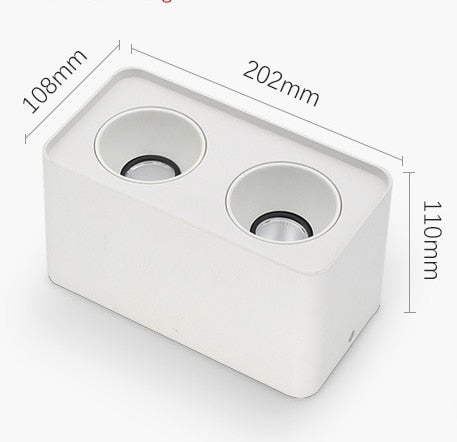 Surface Mounted LED COB Downlight 7W 14W Home Spot Light 110V 220V Dimmable Ceiling Lamp Natural White for Bedroom Lighting