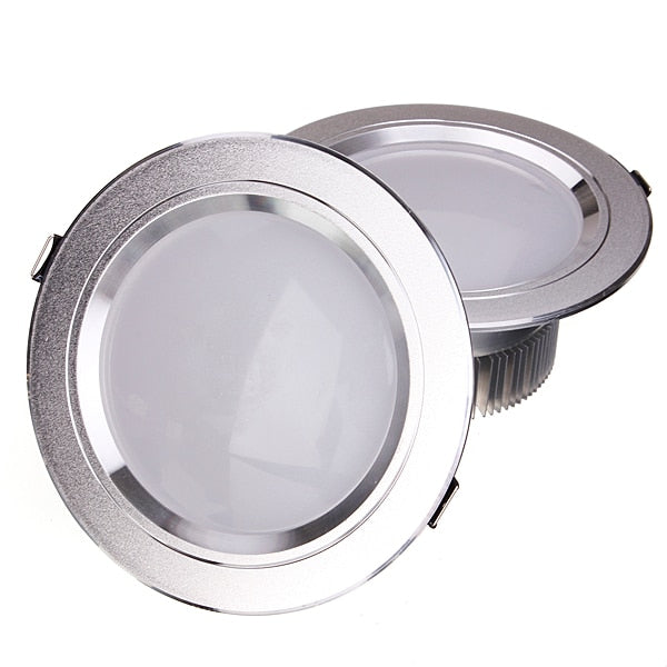 Jiguoor Ultra Bright 12W Led Ceiling Recessed Downlight Round/Square Panel light 1150-1250LM Led Panel Bulb Lamp Light