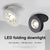 LED Downlight 2 Colors Foldable Surface Mounted LED Downlight Recessed Ceiling Light COB Spot Light