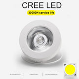 LED Downlight 2 Colors Foldable Surface Mounted LED Downlight Recessed Ceiling Light COB Spot Light
