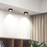 LED Downlight 2 Colors Foldable Surface Mounted LED Downlight Recessed Ceiling Light COB Spot Light
