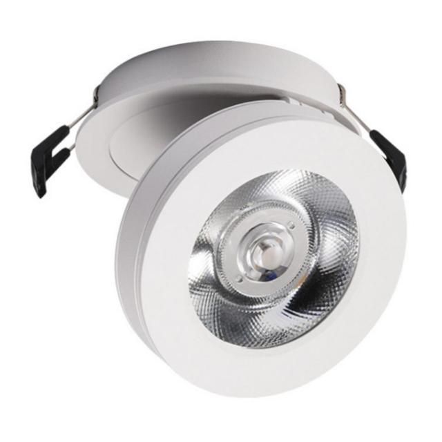 LED Downlight 2 Colors Foldable Surface Mounted LED Downlight Recessed Ceiling Light COB Spot Light