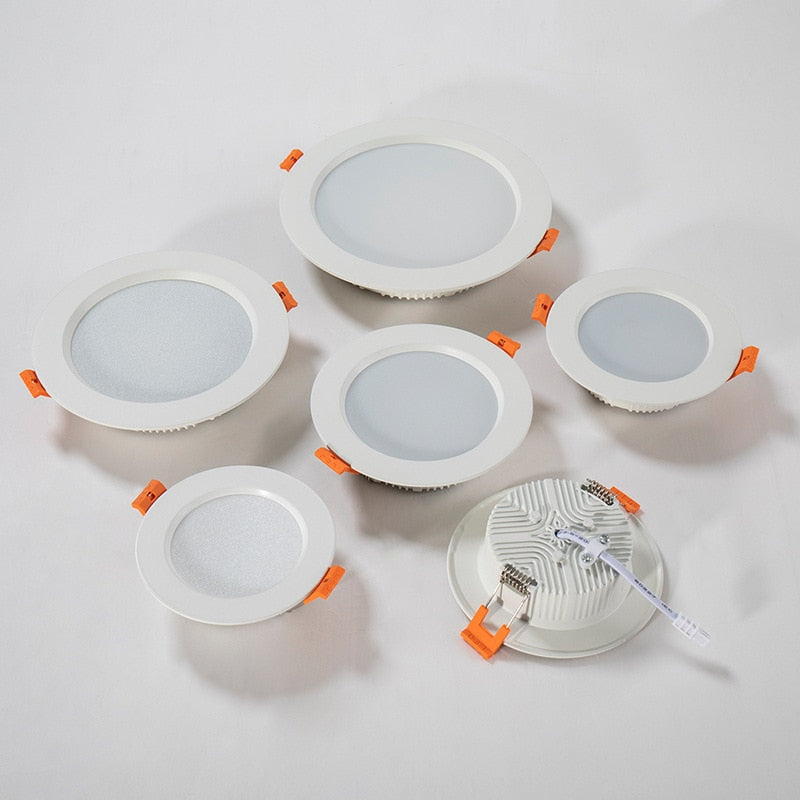 Led Downlight 5pcs/Lot 3W 5W 7W 9W 12W 15W 18W 24W LED Ceiling Lamp AC 220V Living Room Light Home Indoor Lighting