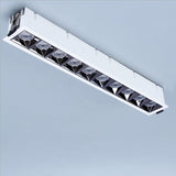 Led Grid Ceiling Spot Embedded Recessed Downlight Line Lights 4W 12W 16W 20W 36W 40W COB Rectangular Lamp Without Main Lights