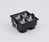 Led Grid Ceiling Spot Embedded Recessed Downlight Line Lights 4W 12W 16W 20W 36W 40W COB Rectangular Lamp Without Main Lights