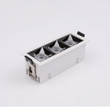 Led Grid Ceiling Spot Embedded Recessed Downlight Line Lights 4W 12W 16W 20W 36W 40W COB Rectangular Lamp Without Main Lights