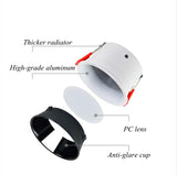 Anti-Glare Dimmable Led Downlights Surface Mounted Ceiling Led 7W 9W Round Room Home Lighting Fixtures AC220V Recessed Downlight