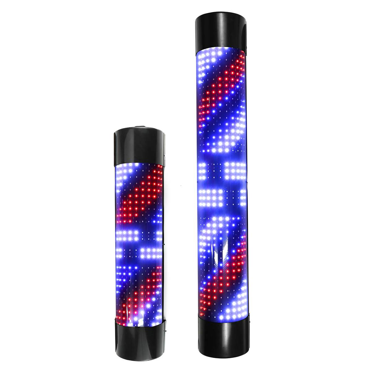 LED downlight 100CM Barber Shop Pole Rotating Lighting Red White Blue Stripe Rotating Light Stripes Sign Hair Wall Hanging LED Downlights