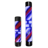 LED downlight 100CM Barber Shop Pole Rotating Lighting Red White Blue Stripe Rotating Light Stripes Sign Hair Wall Hanging LED Downlights