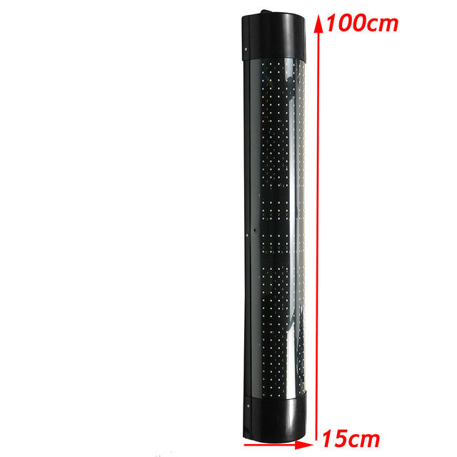 LED downlight 100CM Barber Shop Pole Rotating Lighting Red White Blue Stripe Rotating Light Stripes Sign Hair Wall Hanging LED Downlights