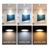 LED Downlight Waterproof Black Shell IP65 5W 7W 9W 12W 15W 18W 10 pcs Cold Warm Natural White Spot Lamp 220V 230V Indoor Lighting