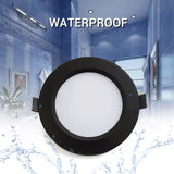 LED Downlight Waterproof Black Shell IP65 5W 7W 9W 12W 15W 18W 10 pcs Cold Warm Natural White Spot Lamp 220V 230V Indoor Lighting