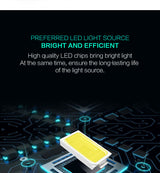 LED Downlight 220V 18W 15W 12W 9W 7W 10pcs Round Recessed Fixtures Ceiling Spotlight Down Lights For Kitchen Office Living Room