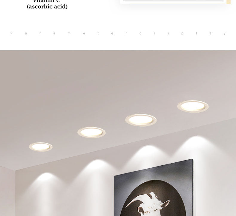 LED Downlight 220V 18W 15W 12W 9W 7W 10pcs Round Recessed Fixtures Ceiling Spotlight Down Lights For Kitchen Office Living Room