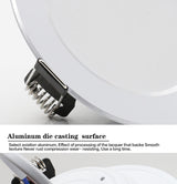 LED Downlight 220V 18W 15W 12W 9W 7W 10pcs Round Recessed Fixtures Ceiling Spotlight Down Lights For Kitchen Office Living Room