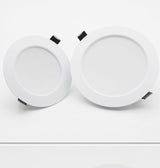 LED Downlight 220V 18W 15W 12W 9W 7W 10pcs Round Recessed Fixtures Ceiling Spotlight Down Lights For Kitchen Office Living Room