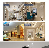 LED Downlight 220V 18W 15W 12W 9W 7W 10pcs Round Recessed Fixtures Ceiling Spotlight Down Lights For Kitchen Office Living Room