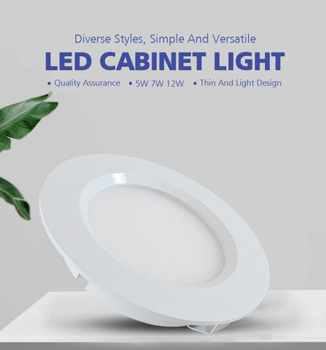 LED Mini Spotlight Cabinet lamp Wardrobe light IP65 Waterproof 4Pcs 12V 5W 3W 7W Ceiling Hidden Downlight Ultra-thin Spotlight