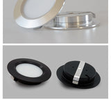 LED Mini Spotlight Cabinet lamp Wardrobe light IP65 Waterproof 4Pcs 12V 5W 3W 7W Ceiling Hidden Downlight Ultra-thin Spotlight