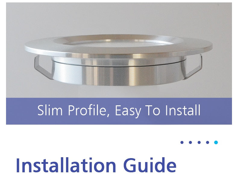 LED Mini Spotlight Cabinet lamp Wardrobe light IP65 Waterproof 4Pcs 12V 5W 3W 7W Ceiling Hidden Downlight Ultra-thin Spotlight