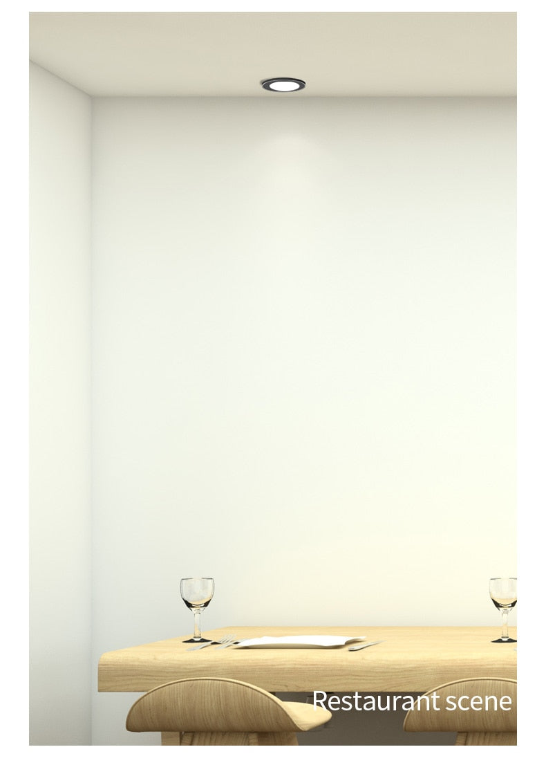 Recessed LED Downlight 5W 7W AC 220V Fog Waterproof Ceiling Lamp Spot Light Home Living Room Bedroom Bathroom Spotlight Lighting