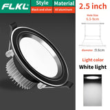 Recessed LED Downlight 5W 7W AC 220V Fog Waterproof Ceiling Lamp Spot Light Home Living Room Bedroom Bathroom Spotlight Lighting