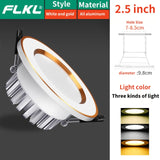 Recessed LED Downlight 5W 7W AC 220V Fog Waterproof Ceiling Lamp Spot Light Home Living Room Bedroom Bathroom Spotlight Lighting