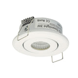 Small Spot LED Downlights 1W COB 3W 4pcs for cabinet pure white warm white Natural White